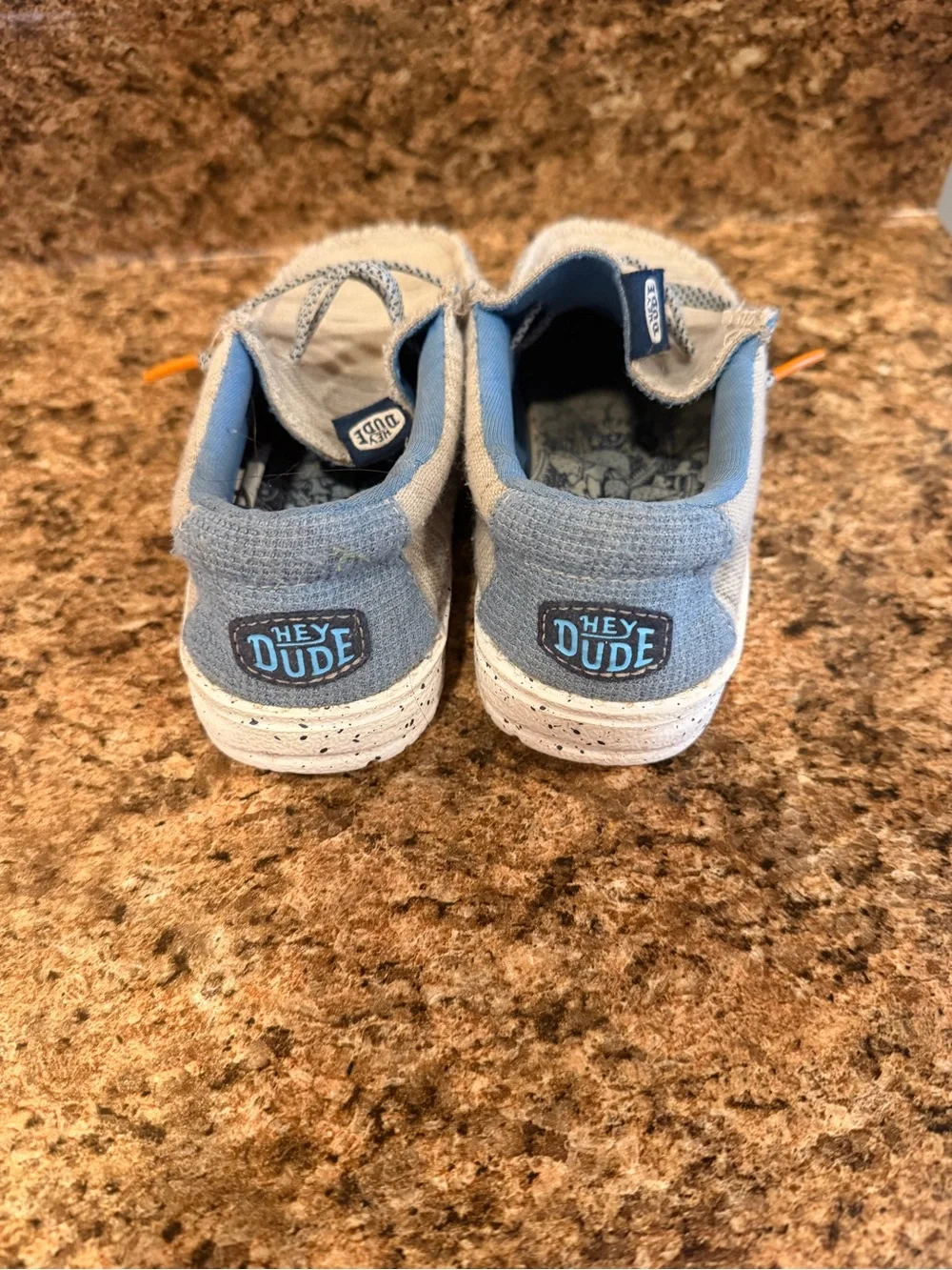 Hey Dude Toddler Jersey Light Grey Shoe